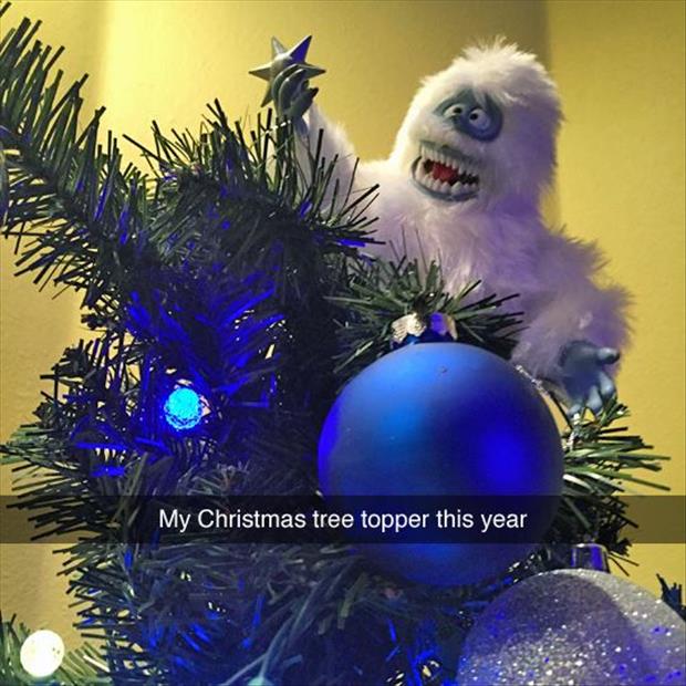 funny christmas tree toppers