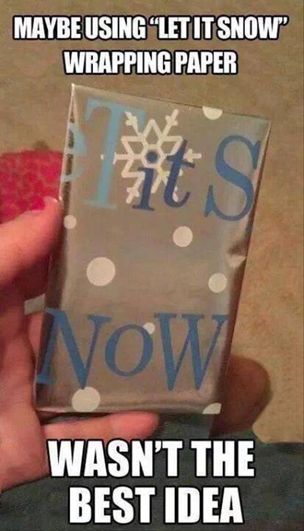 funny wrapping paper