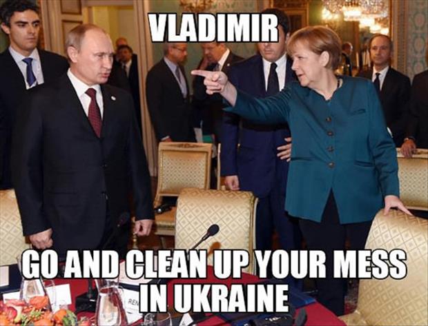 go clean your mess putin