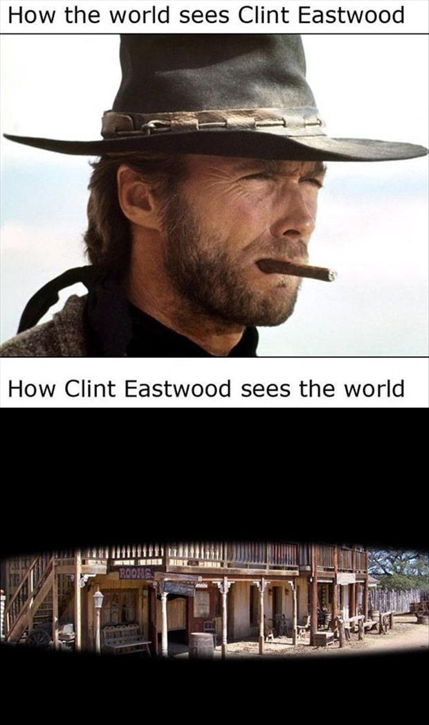 how the world sees clint eastwood