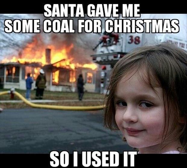 santa gave me coal for christmas