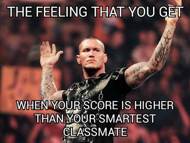 the feeling you get when you're smart