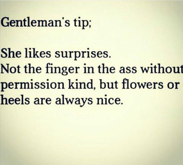 the gentleman's tip