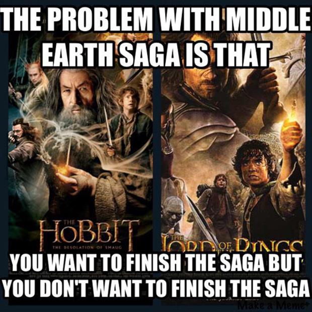 the hobbit saga