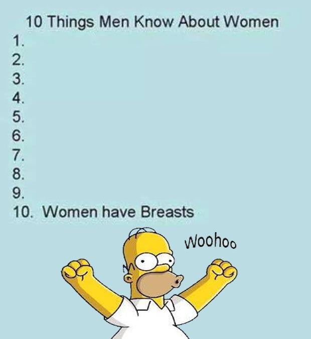 things men know about women