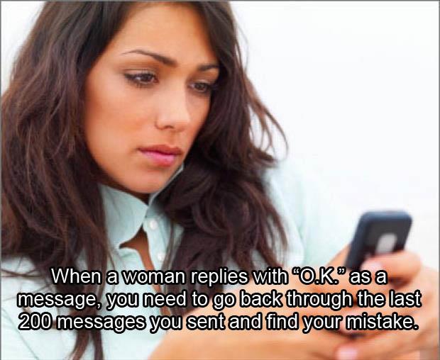 woman texting