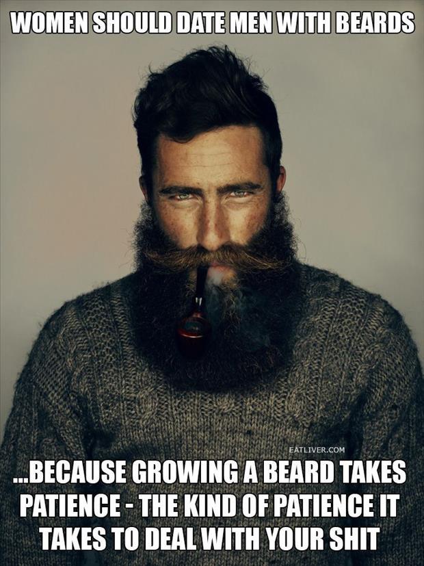 women should date men with beards