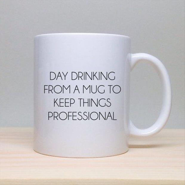 you should drink from a mug in the day