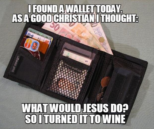 I found a wallet today