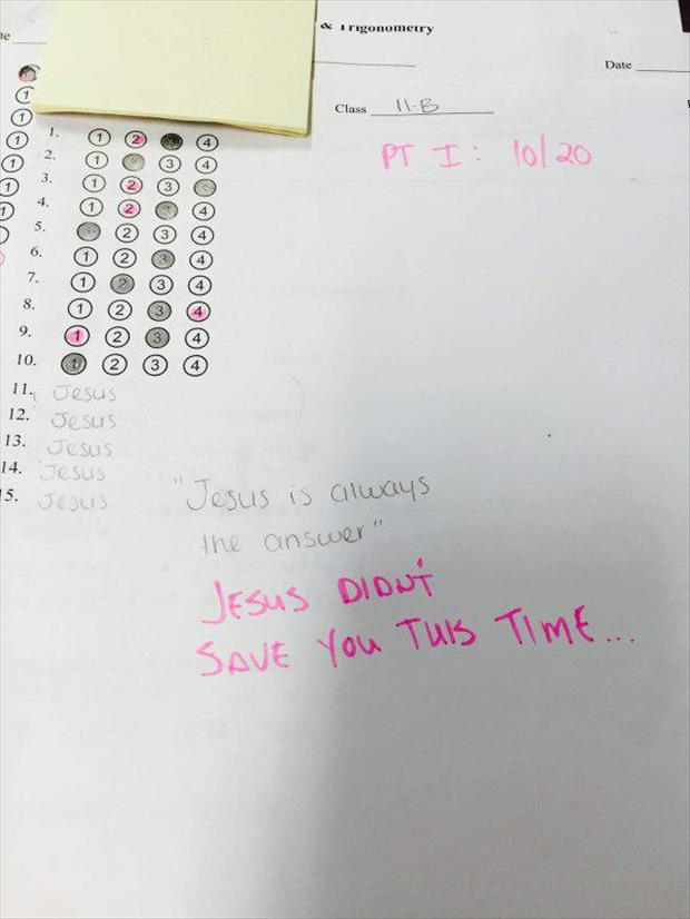 Jesus is always the answer