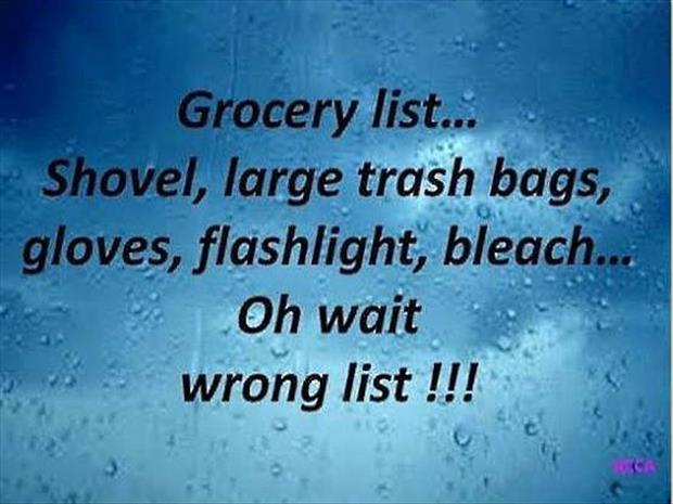 grocery lists