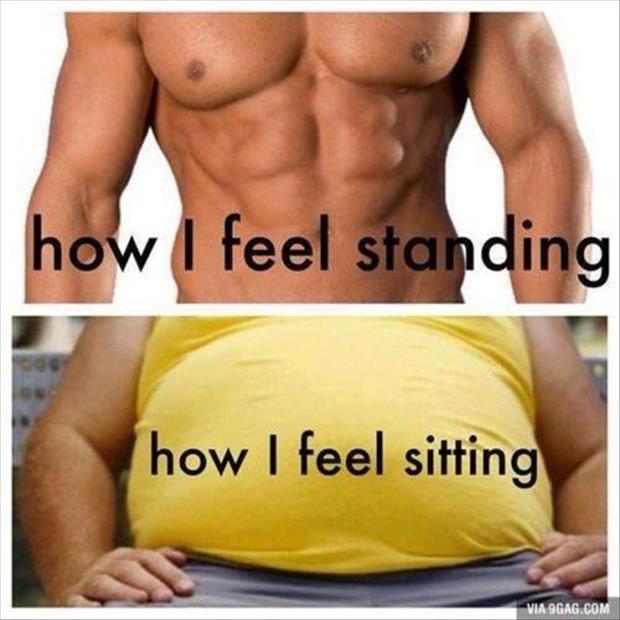 how I feel when I'm standing