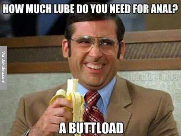 how much lube do you need for anal