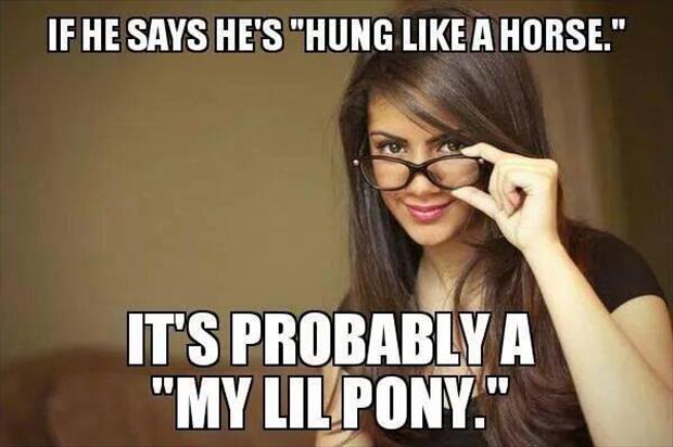 hung like a horse