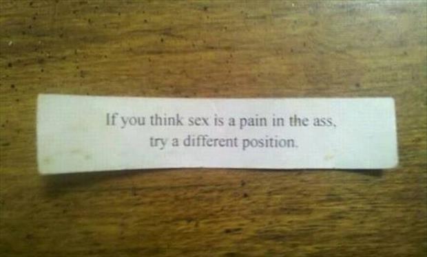 is sex a pain in the ass