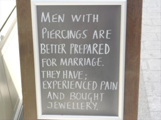 men with peircings