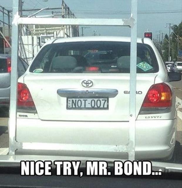 nice try bond