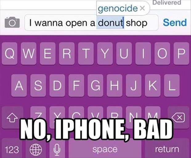 no iphone that's bad