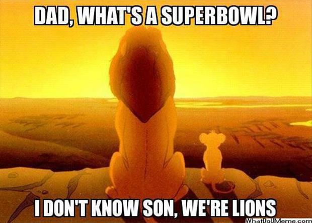 superbowl funny lions