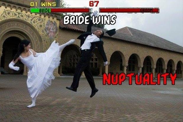 the bride wins