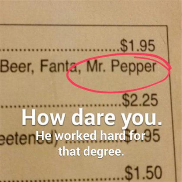 the doctor pepper