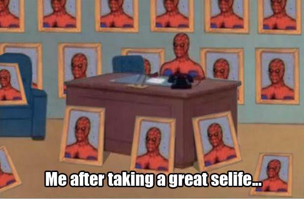 this is me after I take a good selfie