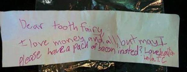 tooth fairy notes