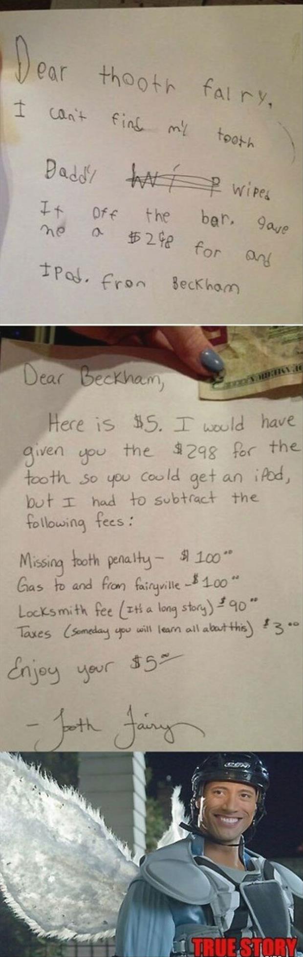 tooth fairy story