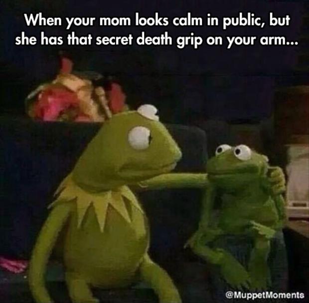 when your mom is calm