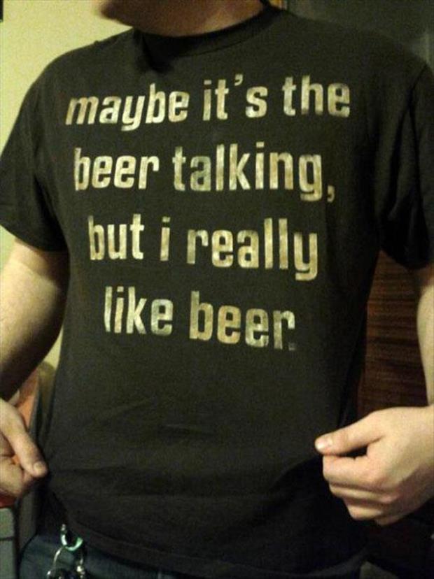 I really like beer