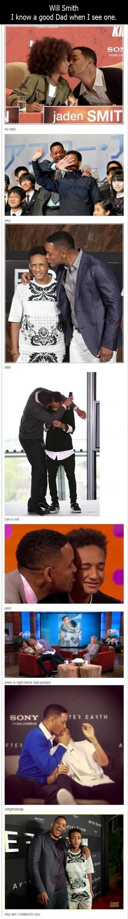 Will smith, I know a good dad when I see one