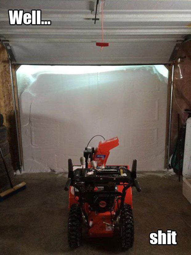 a funny snowblower
