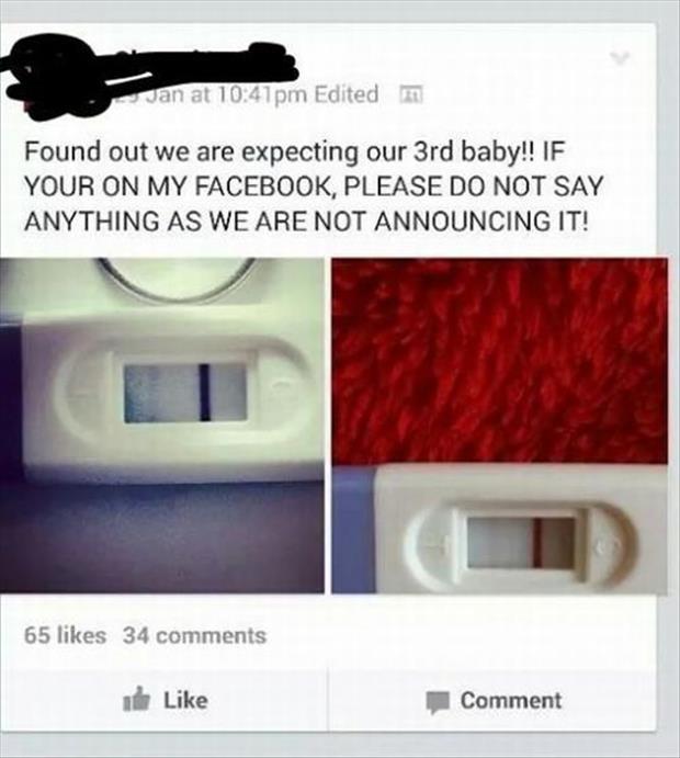 facebook baby announcements