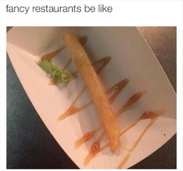 fancy food