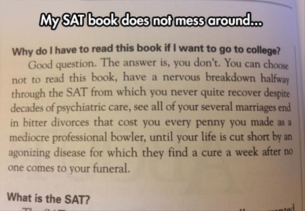 funny SAT Books