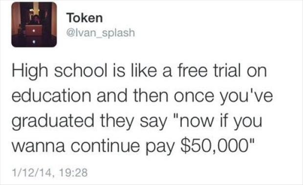 high school is free