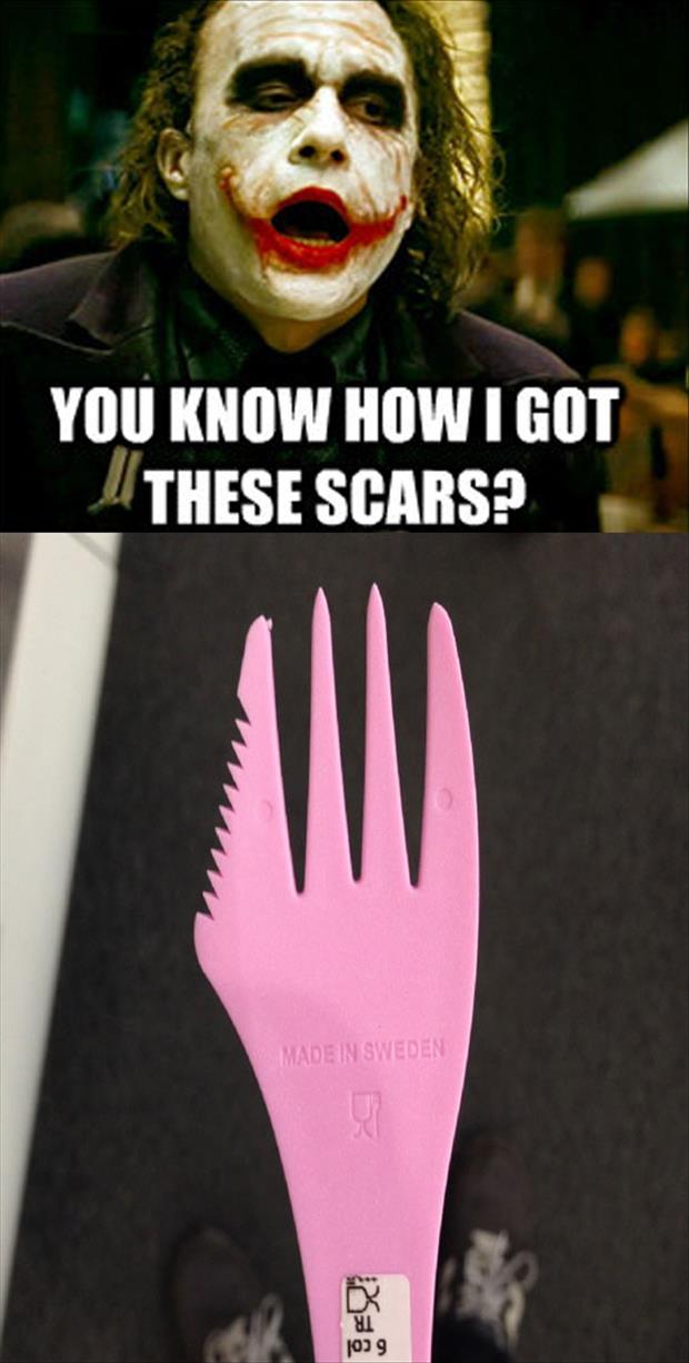 know how I got these scars