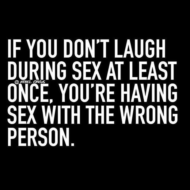 laugh during sex