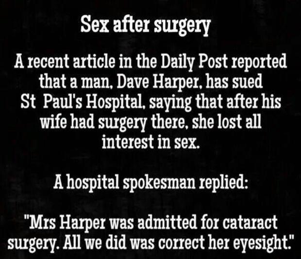 sex after surgery