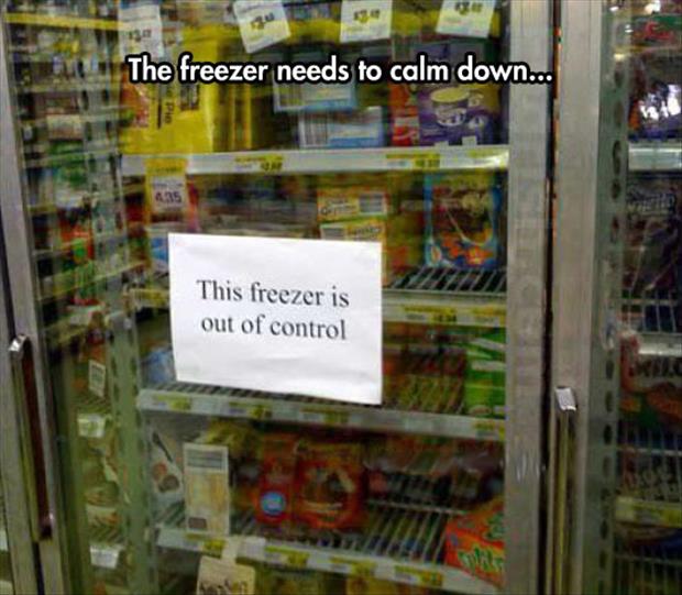 this freezer is out of control