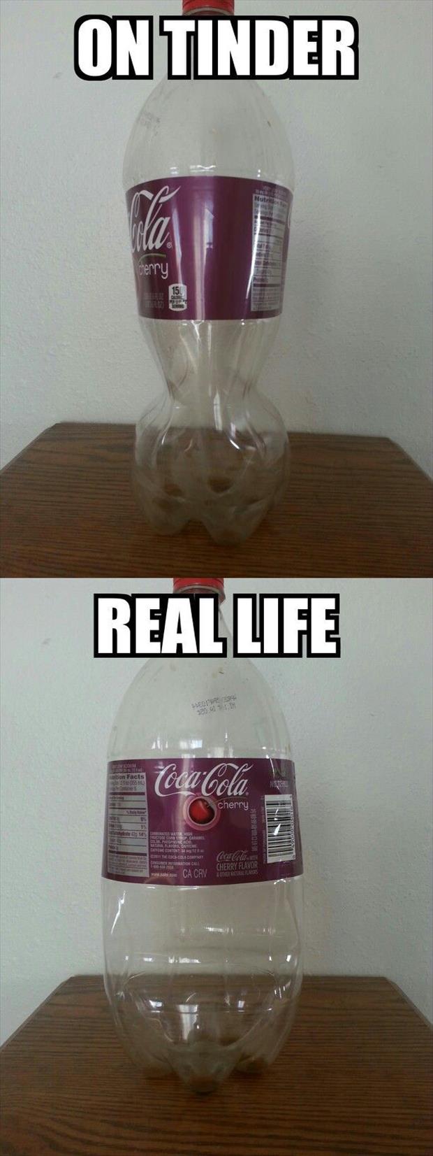 tinder vs real life