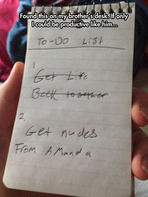 to do list