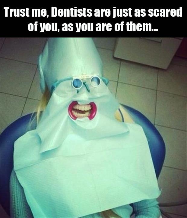 a dentist chair