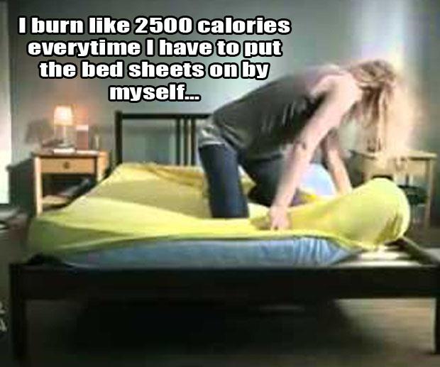 bed sheet struggle