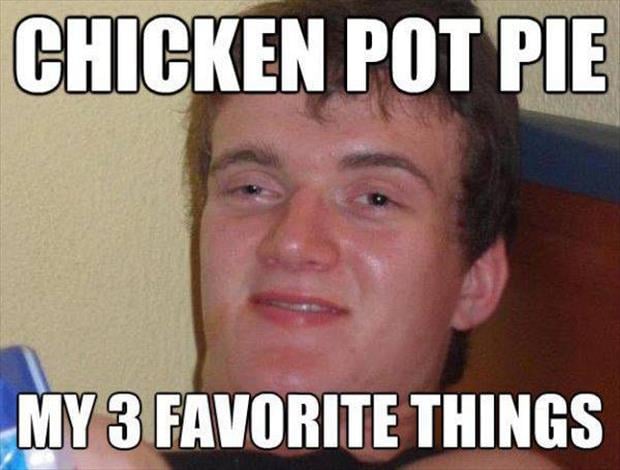 funny chicken pot pie