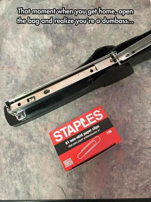 funny staples