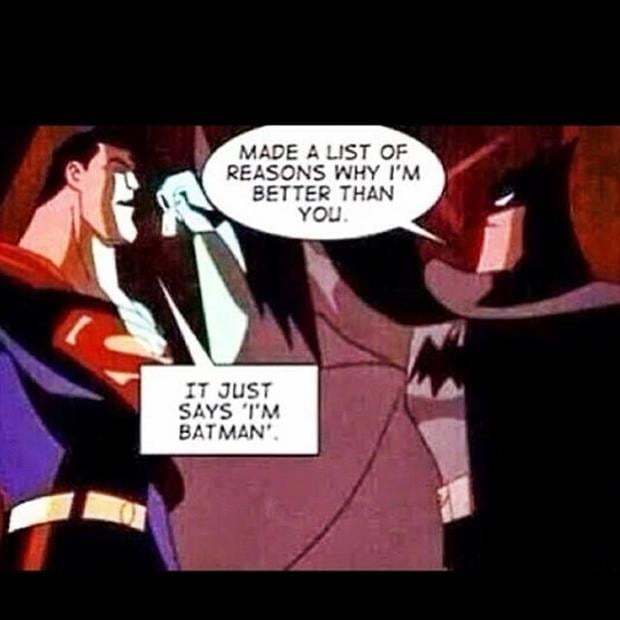 reasons why batman is better than superman