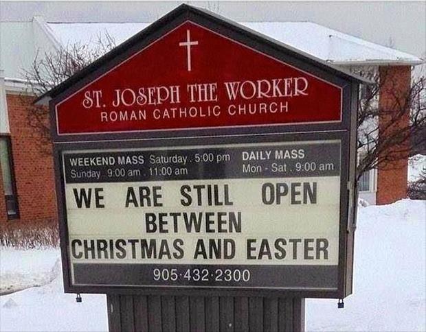 we are still open churches