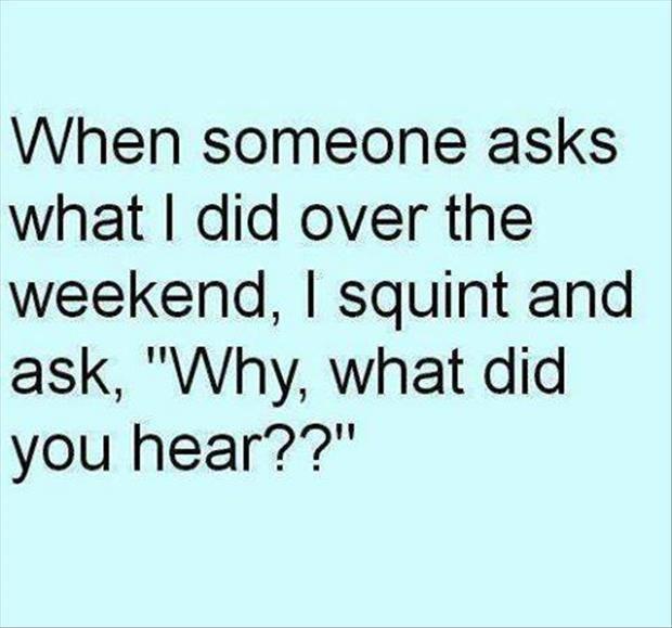 what did you hear