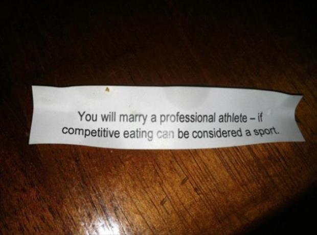 you will marry an athelete